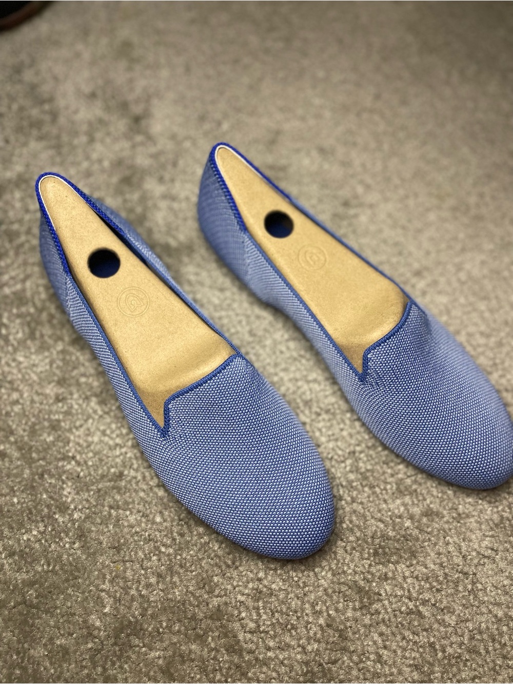 Rothy’s The Loafer in Tide Pool Blue Women’s Flat Slip On